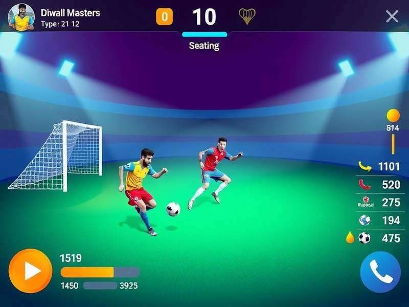 Dribble Masters gameplay screenshot showing football action